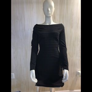 Black off the shoulder dress Sz L